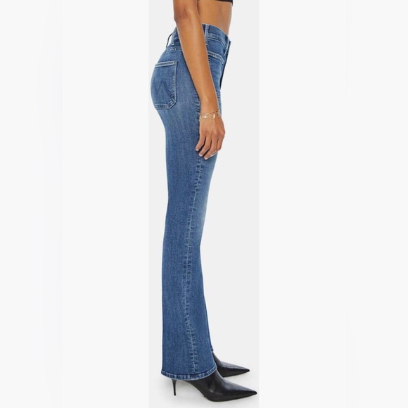 NWT $268 MOTHER The Insider Sneak High Waist Bootcut Jeans in Caving In-size 31 - Picture 3 of 5